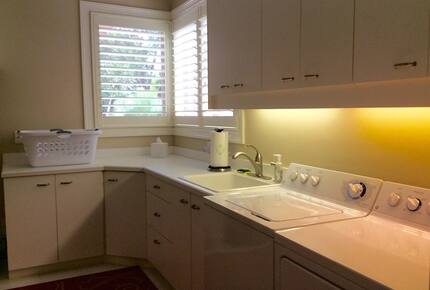 Bonita Bay Estate Home with glass walled dining room overlooking 10,000 gallon pond. - Bonita Springs, Florida