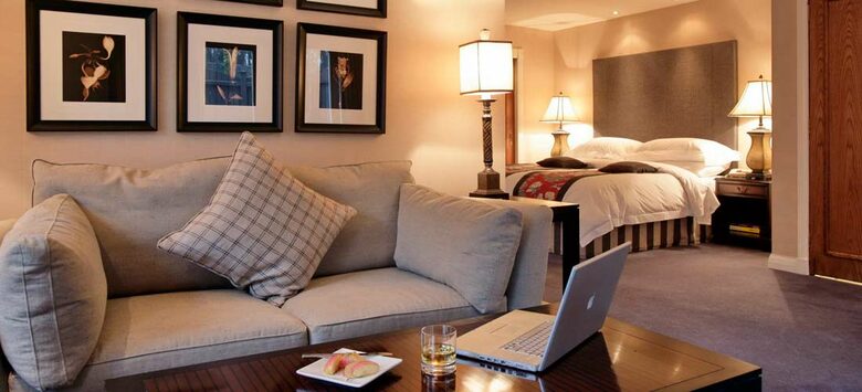A Junior Suite at The Marcliffe Hotel and Spa - Aberdeen, United Kingdom