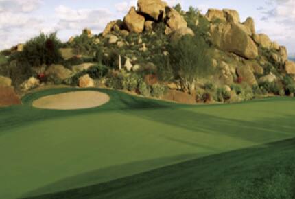 Troon Monument Course at 9th Green - Scottsdale, Arizona