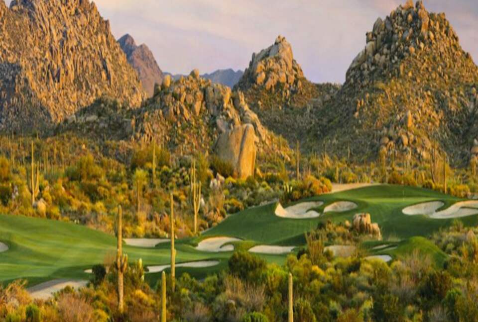 Troon Monument Course at 9th Green - Scottsdale, Arizona