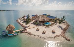 Private Island of Little Harvest Caye - Placencia Belize, Belize