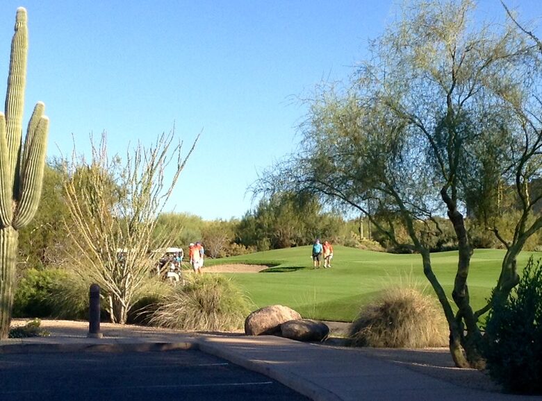Troon Monument Course at 9th Green - Scottsdale, Arizona