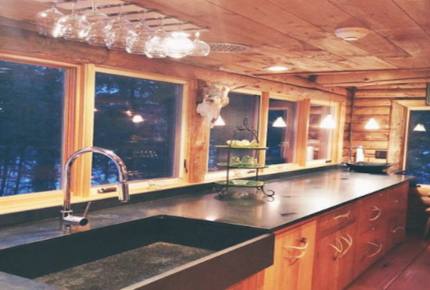 Luxury Log Cabin on Private Lake - Lovell, Maine