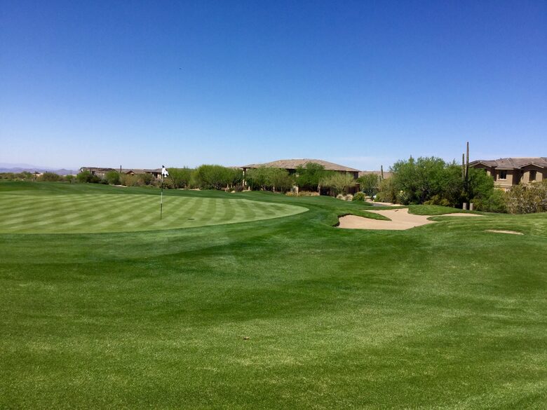 Troon Monument Course at 9th Green - Scottsdale, Arizona