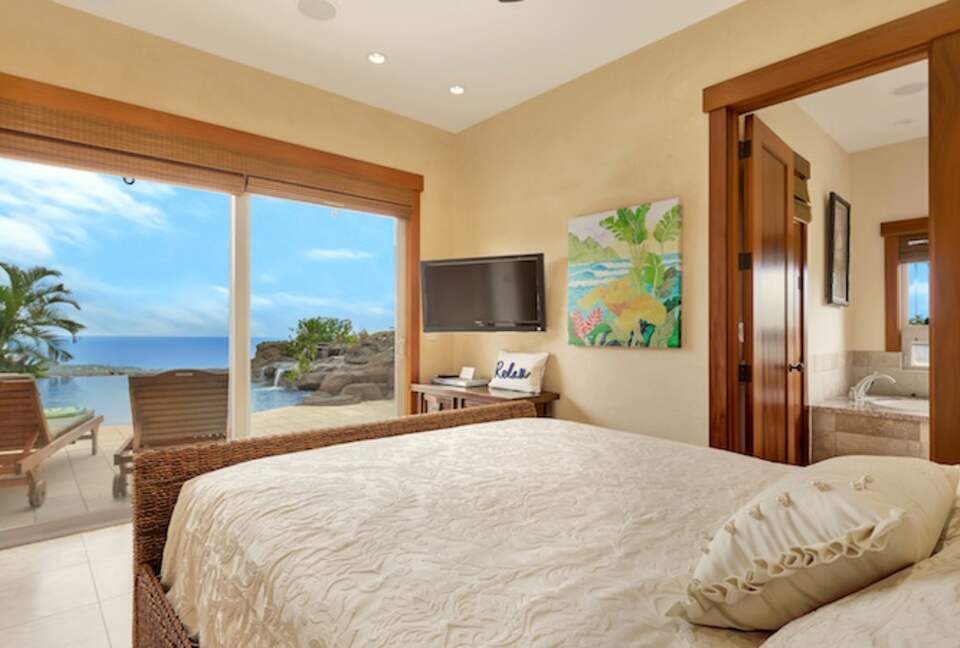 Ocean and pools view from Makai suite