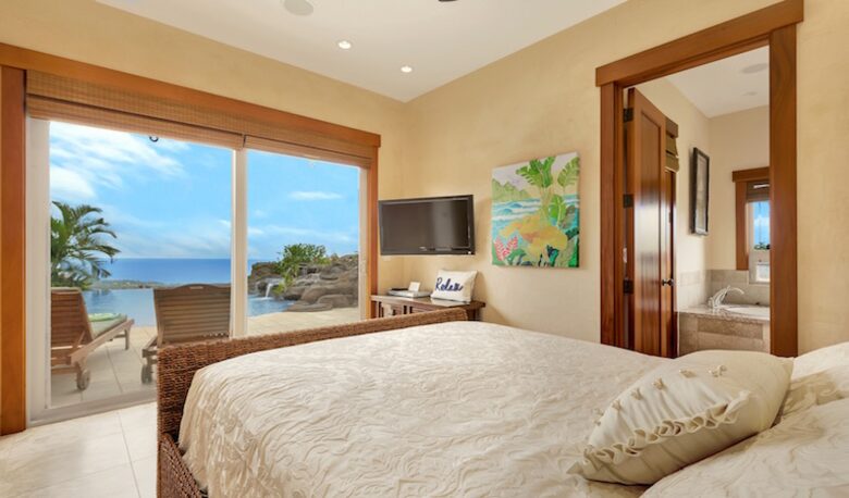 Ocean and pools view from Makai suite