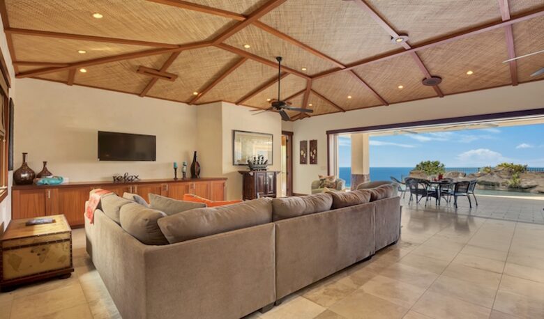 22 foot opening to the pool