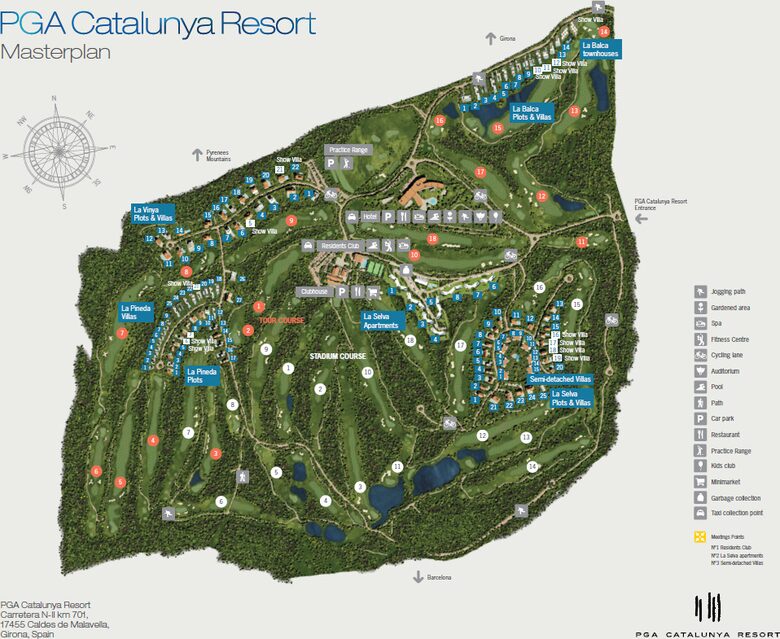Course-side Villa - PGA Catalunya - Caldes de Malavella, Spain