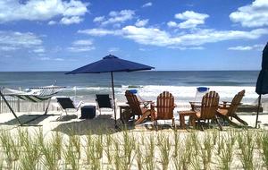 Dune Deck facing the ocean