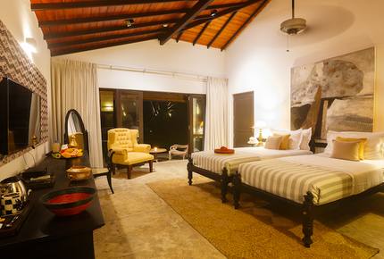 A Deluxe Room at Mosvold Villas - Ahangama, Sri Lanka