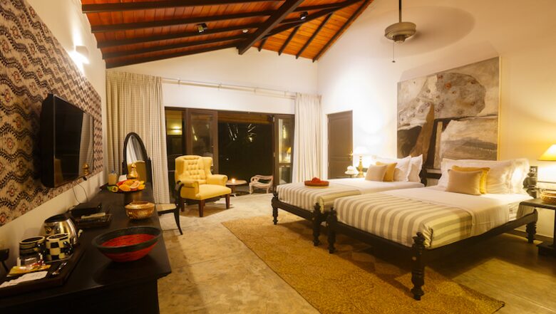 A Deluxe Room at Mosvold Villas - Ahangama, Sri Lanka