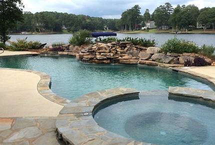 Luxurious Lake Front Home with Private Pool and Dock - Greensboro, Georgia