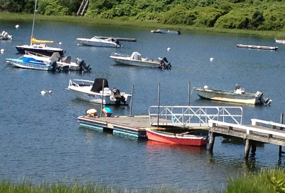 Town Landing Dock on Ocean Harbor Below