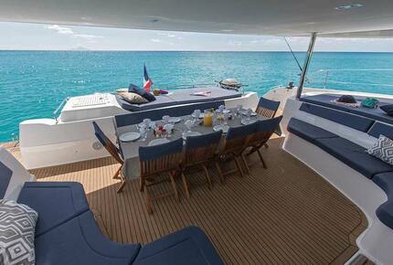 TradeWinds 70ft 5 Cabin Crewed Catamaran Flagship Class – St. Vincent and The Grenadines Sailing Vacation - Port Elizabeth Bequia, Saint Vincent and the Grenadines