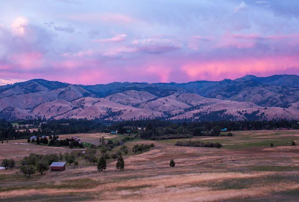 Frank Lloyd Wright Montana compound - Alpine Meadows Ranch - Darby, Montana