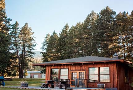 Frank Lloyd Wright Montana compound - Alpine Meadows Ranch - Darby, Montana
