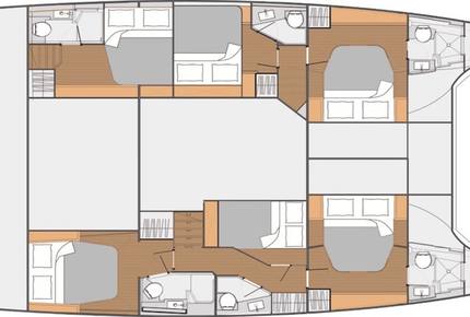 TradeWinds 52ft 5 Cabin Crewed Catamaran Cruising Class - Guadeloupe Sailing Vacation - Guadeloupe, Guadeloupe