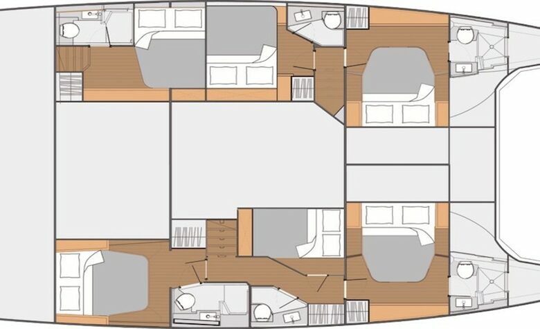 TradeWinds 52ft 5 Cabin Crewed Catamaran Cruising Class - Guadeloupe Sailing Vacation - Guadeloupe, Guadeloupe
