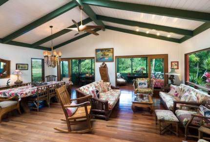 Hanalei Happy Place “The Main House” - Hanalei, Kauai, Hawaii