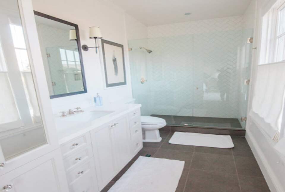 The second guest bathroom.