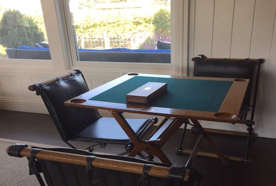 The early 20 century English game table. Dominoes anyone?