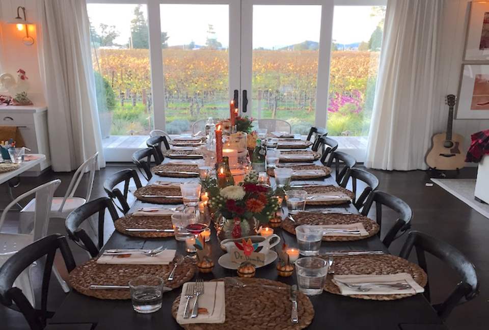 The dining table dressed for success!