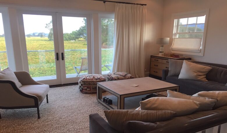 Another view from the study looking at the north vineyards.