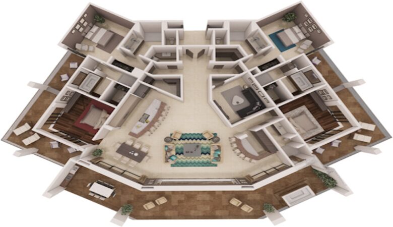 Diamante Ocean Club Residences Diamond Suite 4 Bedroom - Baja California Sur, Mexico