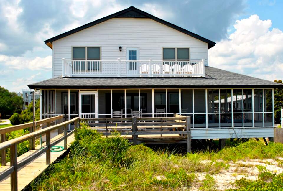 Ocean Front Beach Cottage - North Litchfield, South Carolina