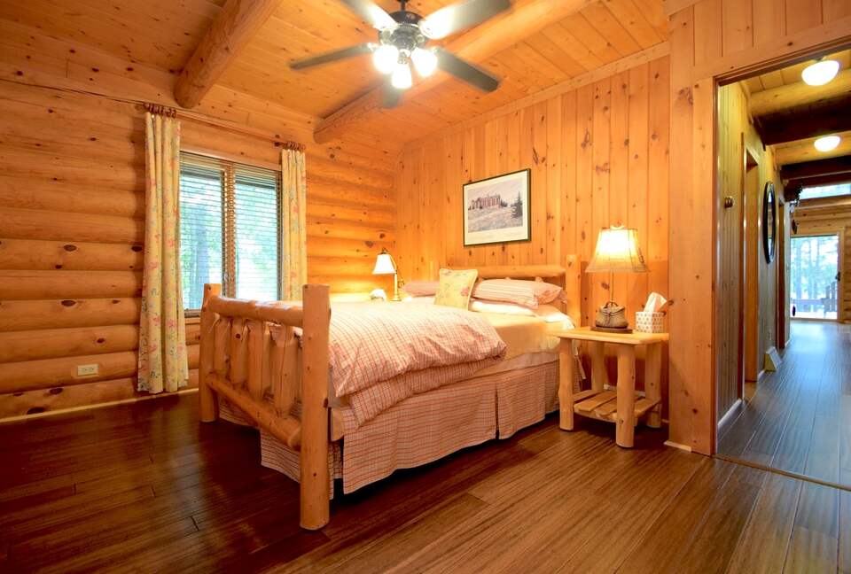 Lake Little Bear Log Home - Webb Lake, Wisconsin