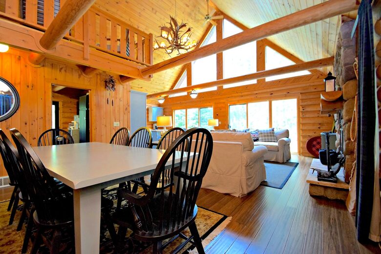 Lake Little Bear Log Home - Webb Lake, Wisconsin