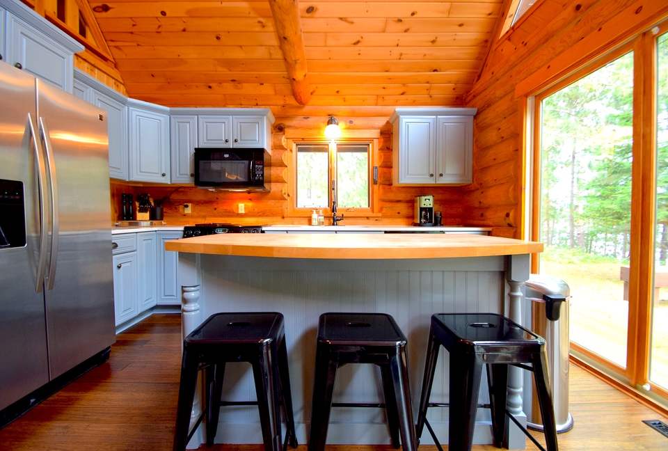 Lake Little Bear Log Home - Webb Lake, Wisconsin