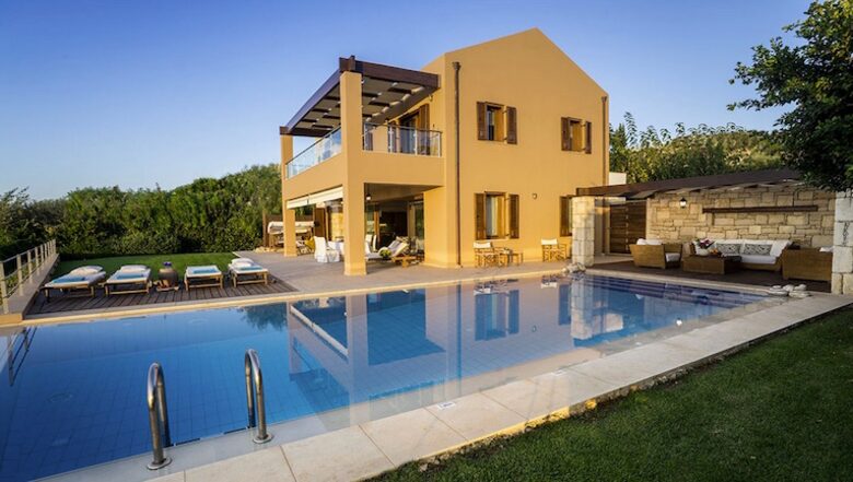 Villa Anemos exclusive location in West Crete breathtaking views - Almirida - Crete, Greece