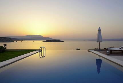 Villa Anemos exclusive location in West Crete breathtaking views - Almirida - Crete, Greece