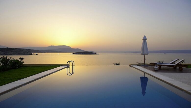 Villa Anemos exclusive location in West Crete breathtaking views - Almirida - Crete, Greece
