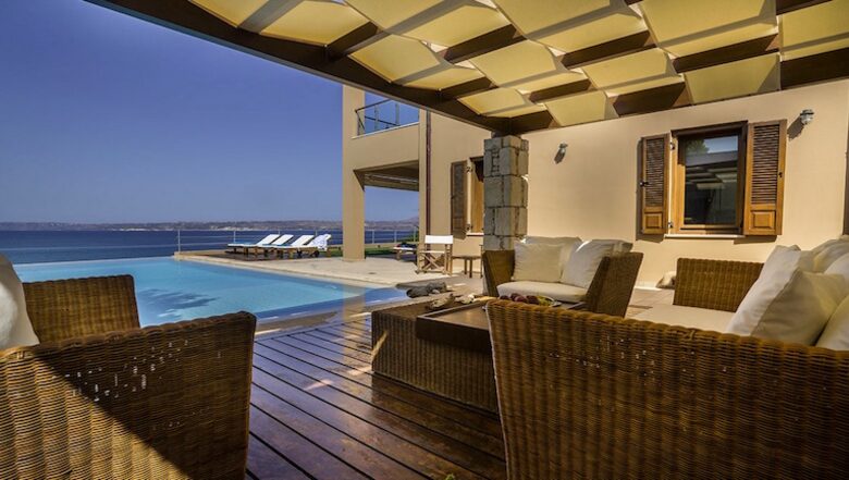 Villa Anemos exclusive location in West Crete breathtaking views - Almirida - Crete, Greece