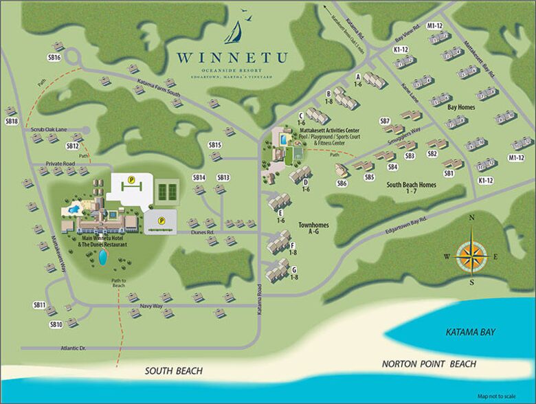 Martha's Vineyard Townhouse at the Winnetu Oceanside Resort - Edgartown, Massachusetts