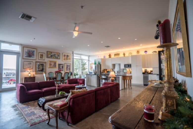 Elegant Warehouse District Penthouse - New Orleans, Louisiana