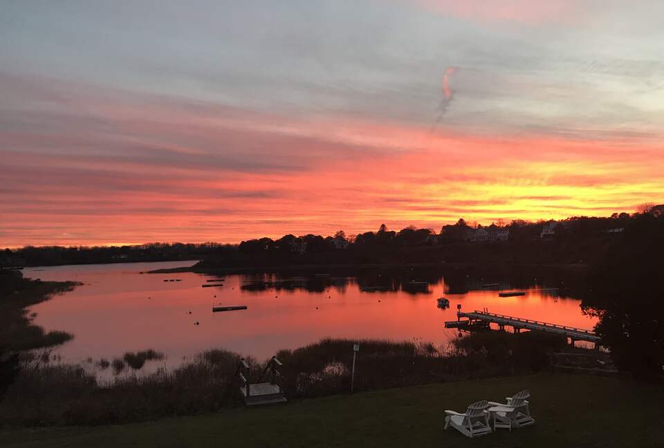 Sunset View from the Back Yard