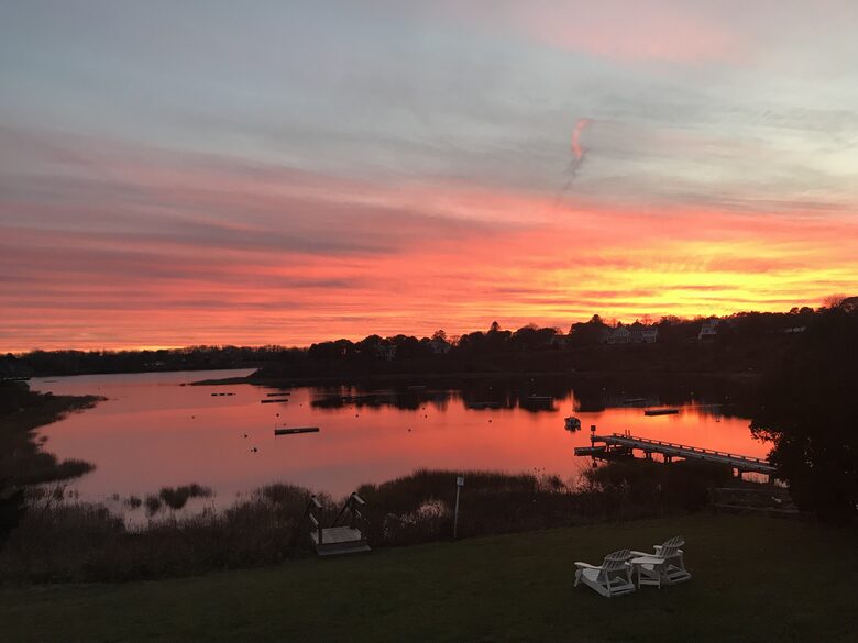Sunset View from the Back Yard