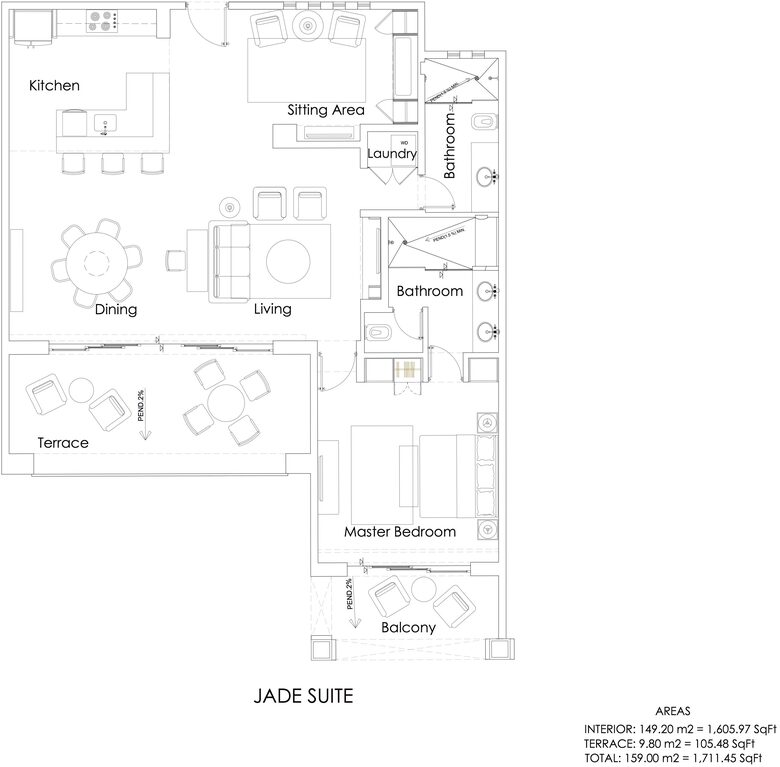 Diamante Ocean Club Residences - One Bedroom Jade Residence - Baja California Sur, Mexico