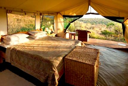 A Private Tent at Laikipia Wilderness Camp - Nanyuki, Kenya