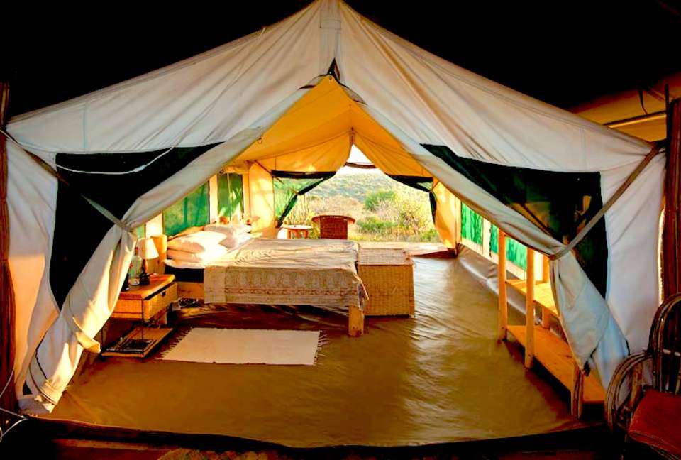 A Private Tent at Laikipia Wilderness Camp - Nanyuki, Kenya