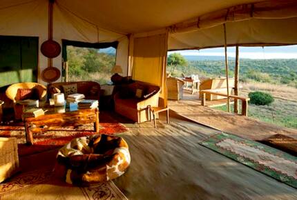 A Private Tent at Laikipia Wilderness Camp - Nanyuki, Kenya
