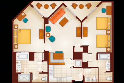 Aulani | A Disney Resort and Spa | Two-Bedroom Villa - Ko Olina, Oahu, Hawaii