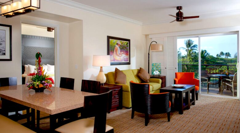Marriott's Waiohai Beach Club - Two Bedroom Villa - Koloa, Kauai, Hawaii