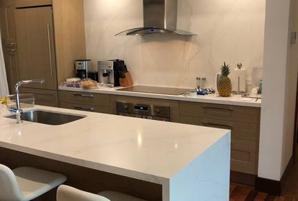 Kitchen and Island