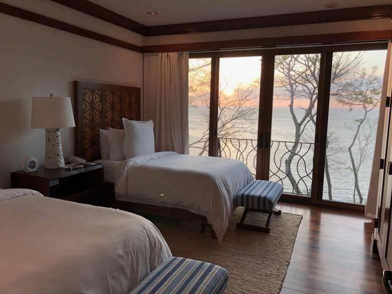 Ocean facing guest room
