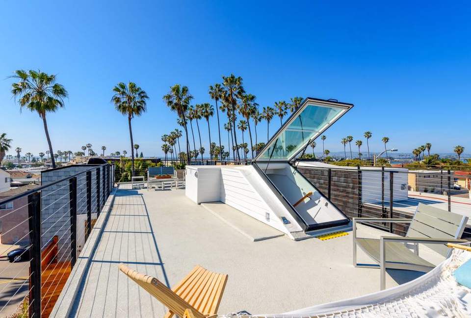 Brand New Home Steps From the Sand With Panoramic Rooftop Deck - San Diego, California
