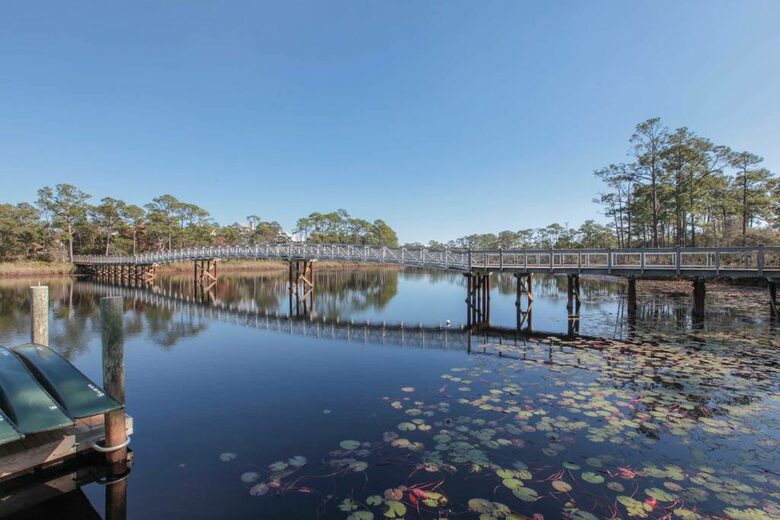 dune lake, rare brachish water